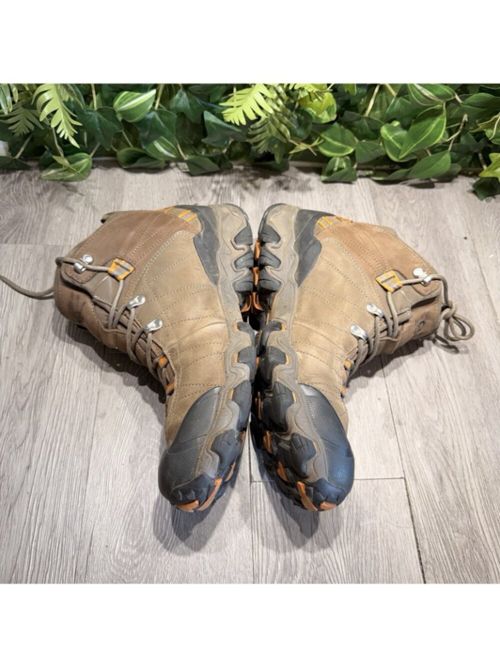 Oboz Bridger Mid Hiking Boots Men's 14 Brown B Dry Waterproof Leather Rugged - Picture 8 of 12